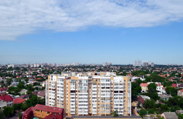 Вид с крыши курорта "Мирный"