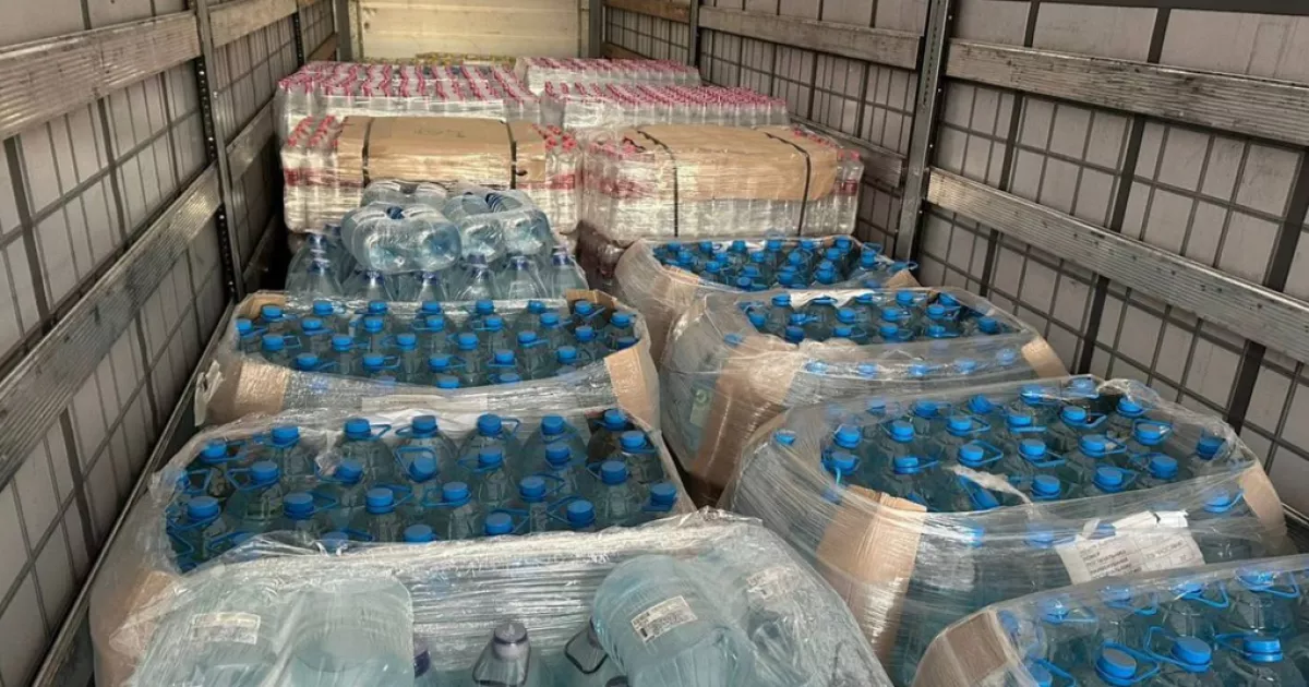 Київська область відправила 35 тонн питної води до Одеси під час блекауту