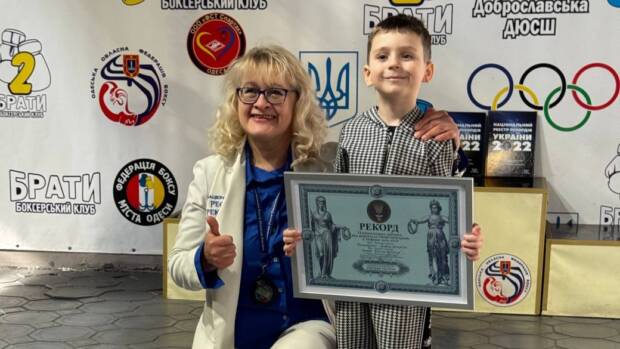 4-річний одесит встановив рекорд України з присідань