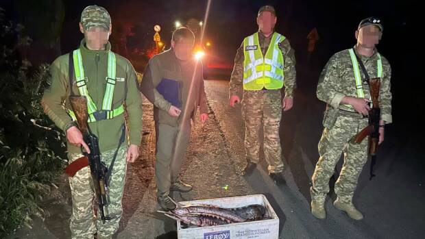 На Одещині викрили незаконний вилов червонокнижної риби в Дунаї